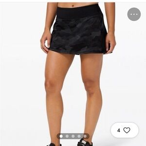 Lululemon Pace Rival Camo Skirt